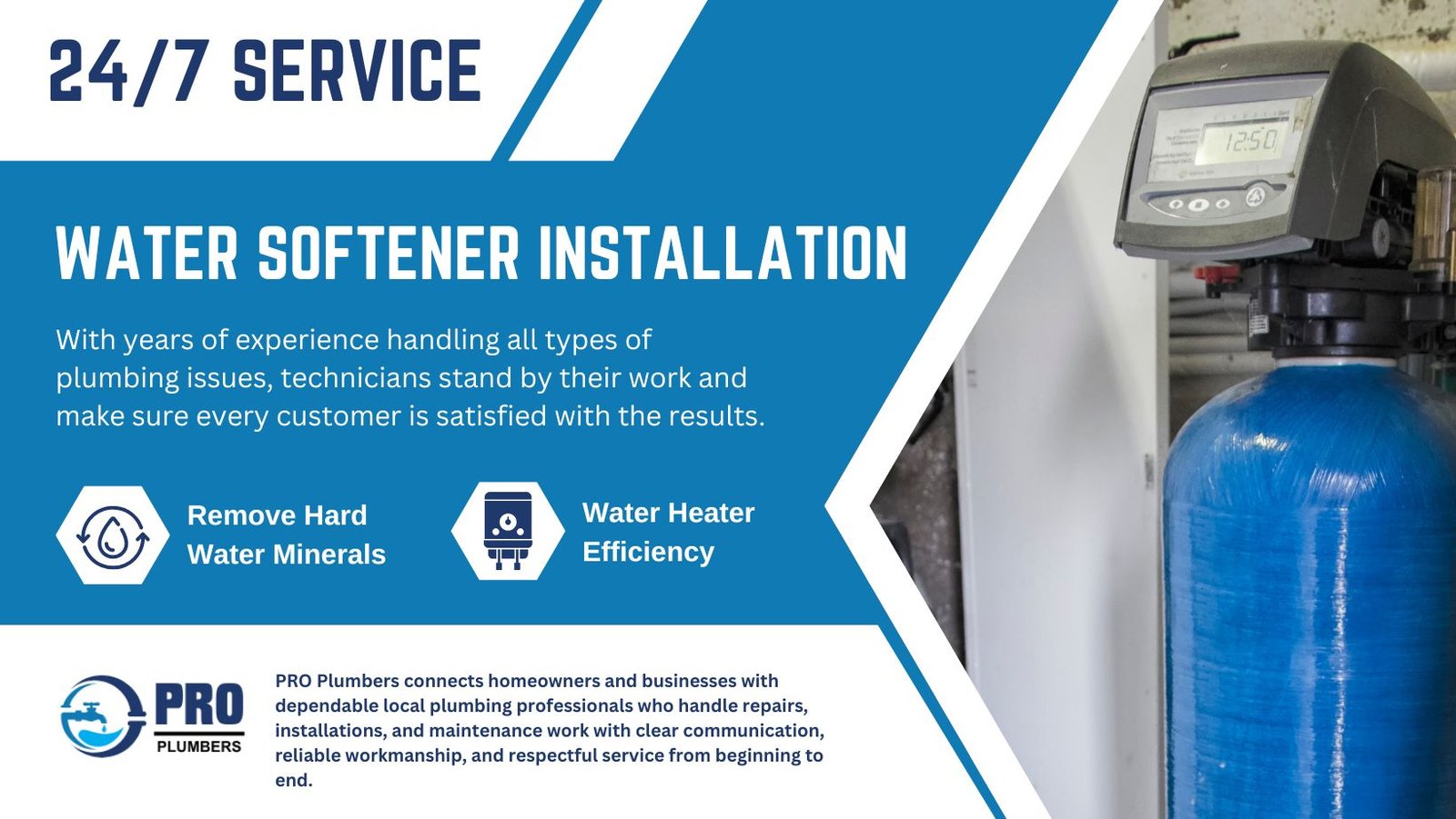 Water softener installation in La Mirada, CA